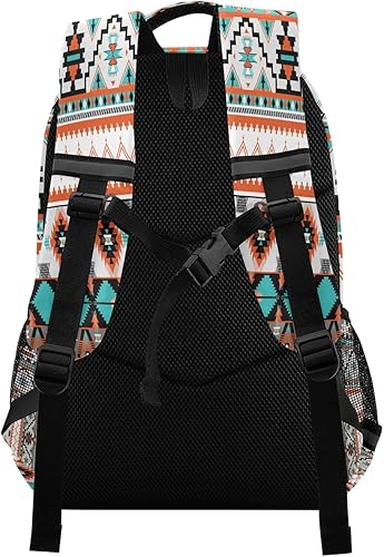 Miniatura 2 de Mochila escolar para laptop, mochila casual para adolescentes, niñas, mujeres, niños, hombres, universidad, viajes, Azteca, Mochilas Daypack
