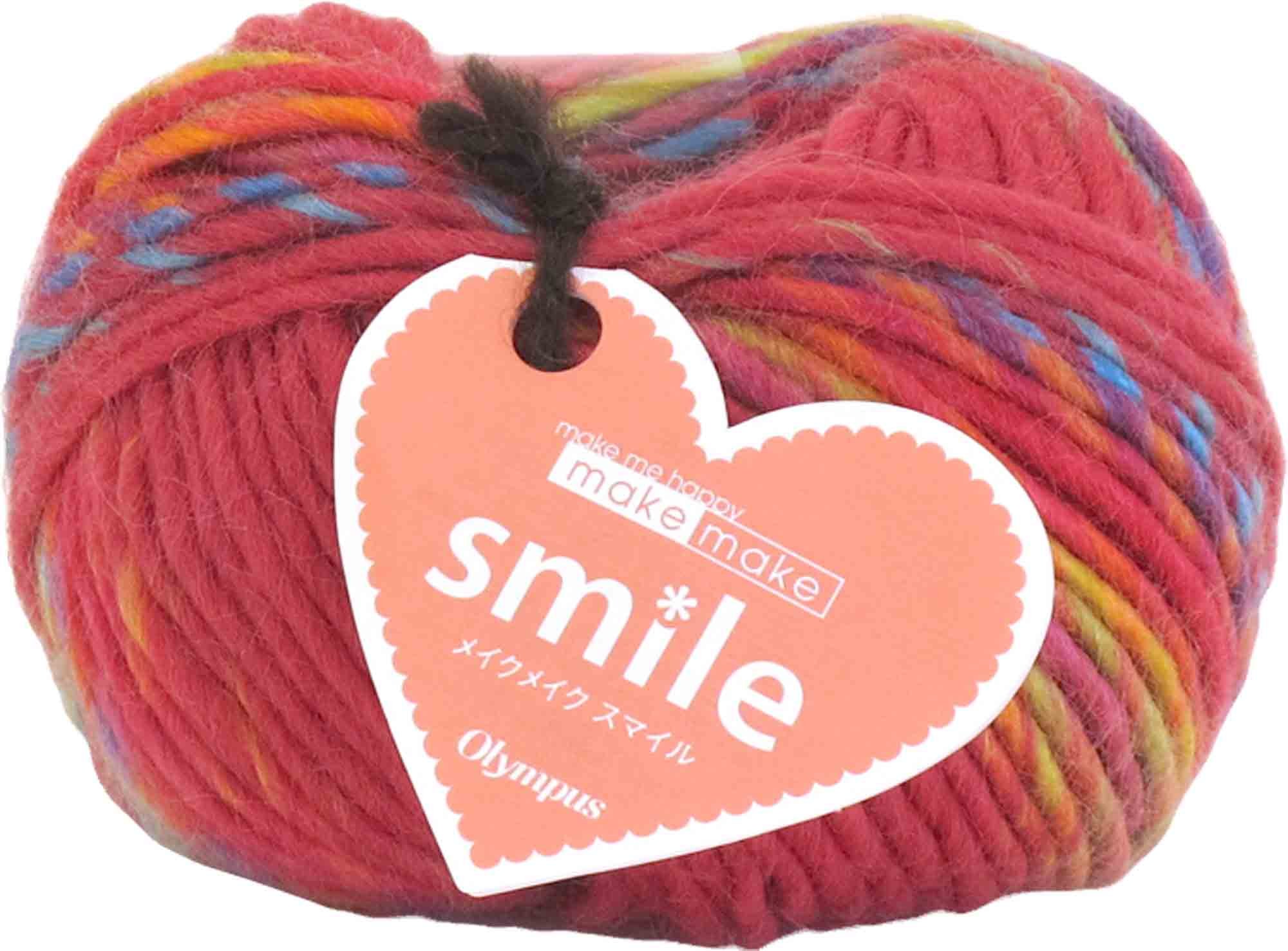 Maquillage sourire col.506 Orimupasu fil coton 3 balles de 25g pour broderie japonaise