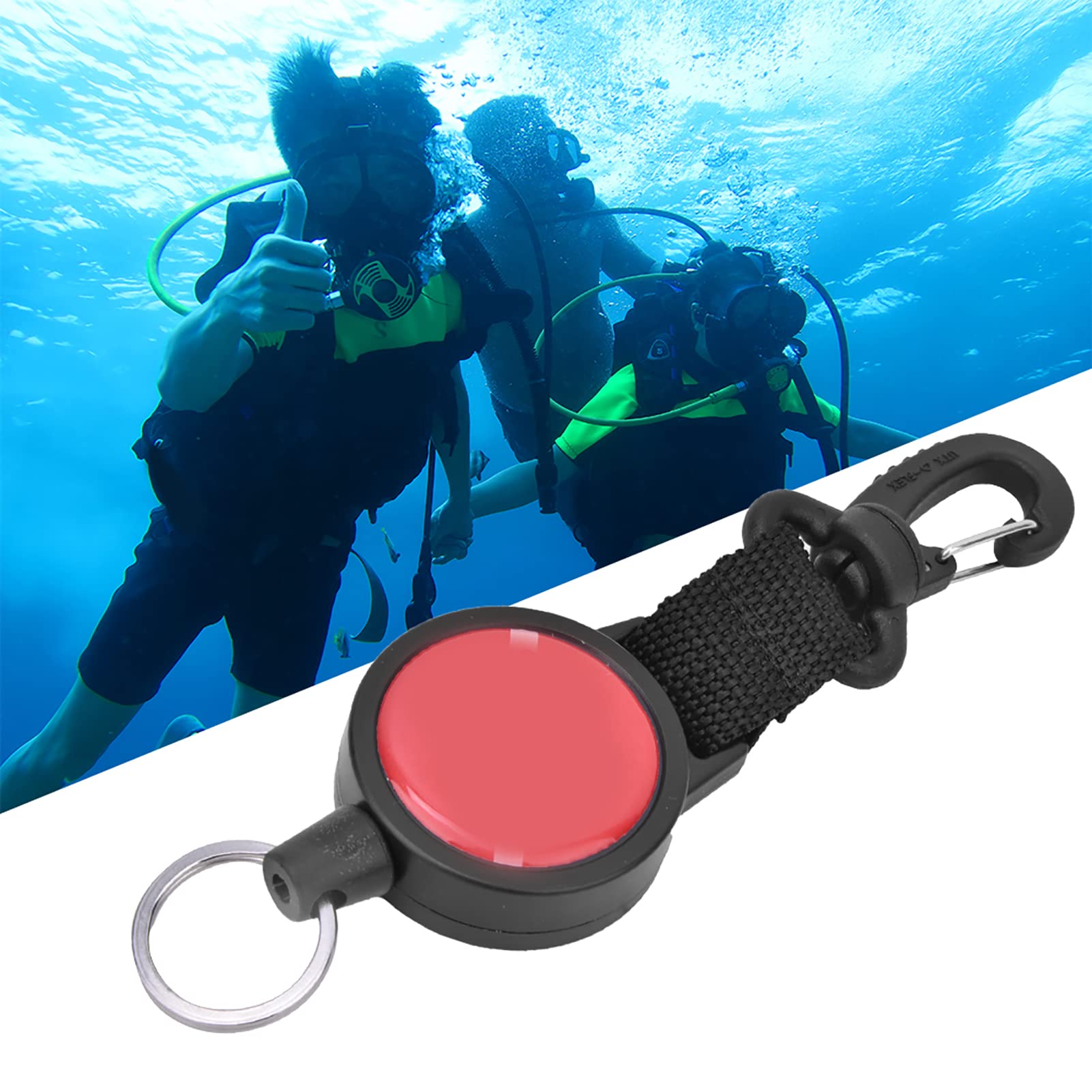 1 Pcs Retractor Scuba Belt Clip Retractable Tool Lanyard Scuba Retractable Lanyard Scuba Diving Equipment for Diving Equipment Strap Quick Release Lanyard
