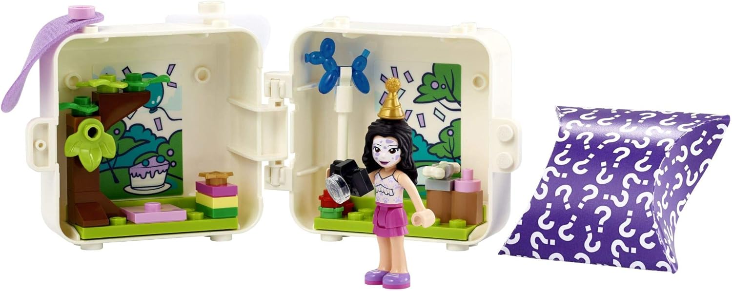 LEGO Friends Emma’s Dalmatian Cube 41663 Building Kit; Puppy Toy Creative Gift for Kids Comes with an Emma Mini-Doll Toy, New 2021 (41 Pieces)