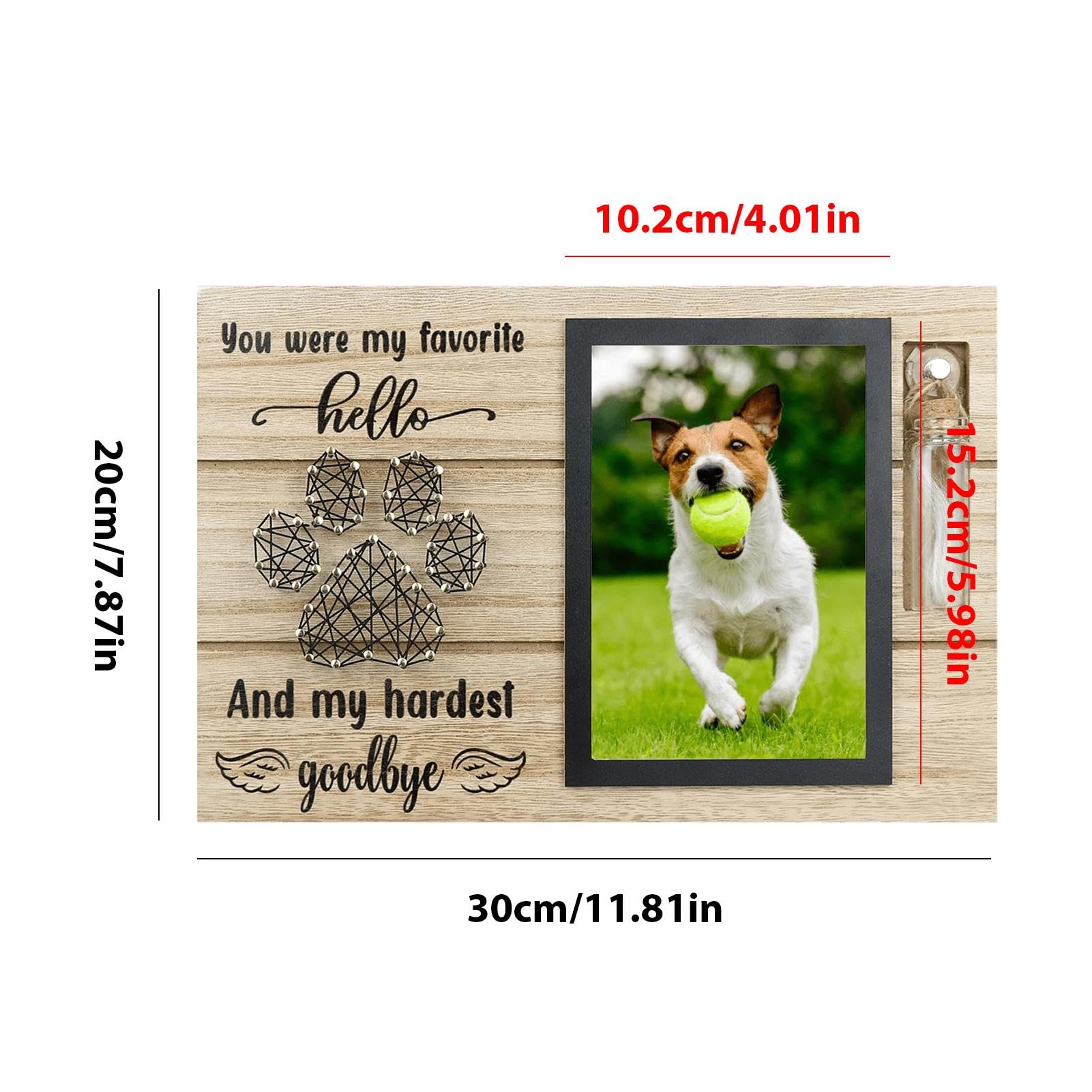 Cornice Commemorativa HUKINE Per Animale Domestico 10x15 Cm – 'If Love Could Have Kept You Here' – Regalo Per La Perdita Di Un Cane O Gatto