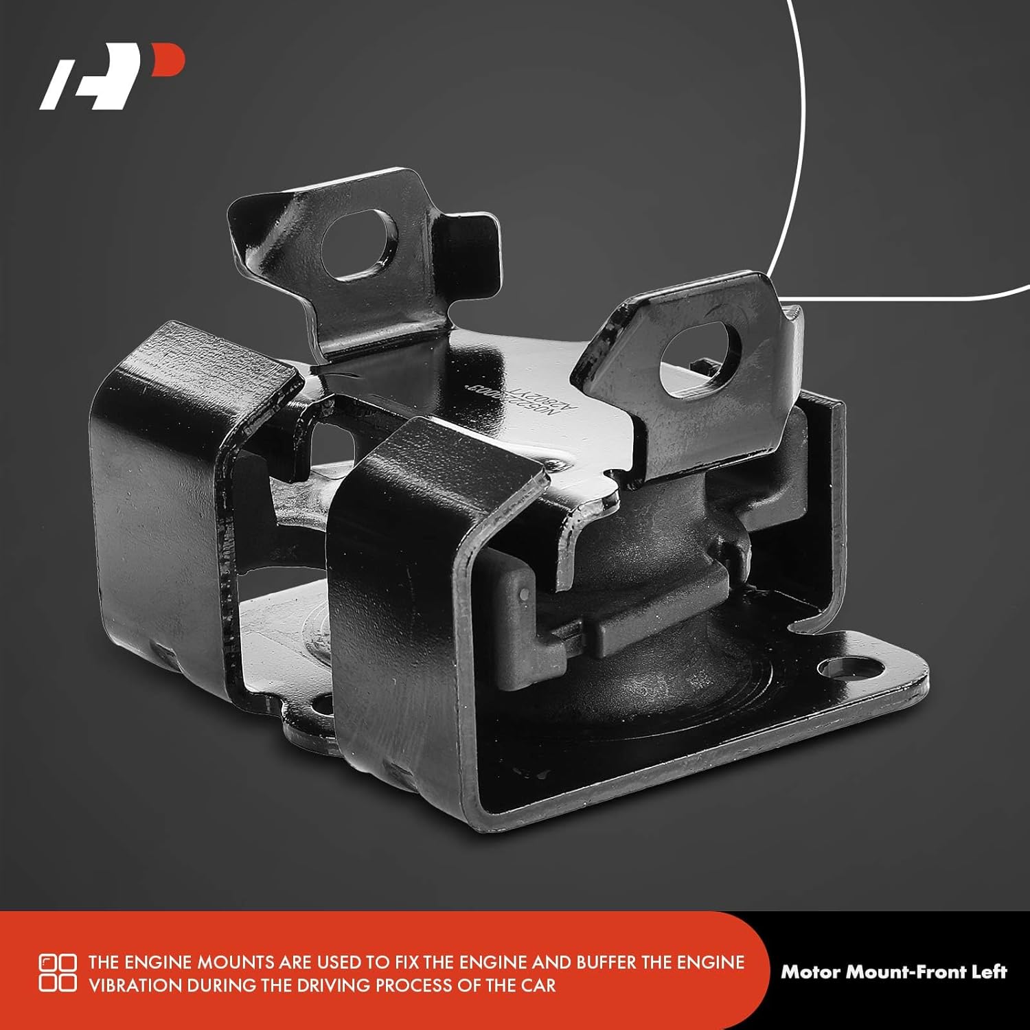 A-Premium 2PCS Front Left Right Engine Motor Mount Set Compatible with Chevrolet Blazer 1996-2005, S10 1996-2004 & GMC Jimmy, Sonoma & Isuzu Hombre & Oldsmobile Bravada, V6 4.3L