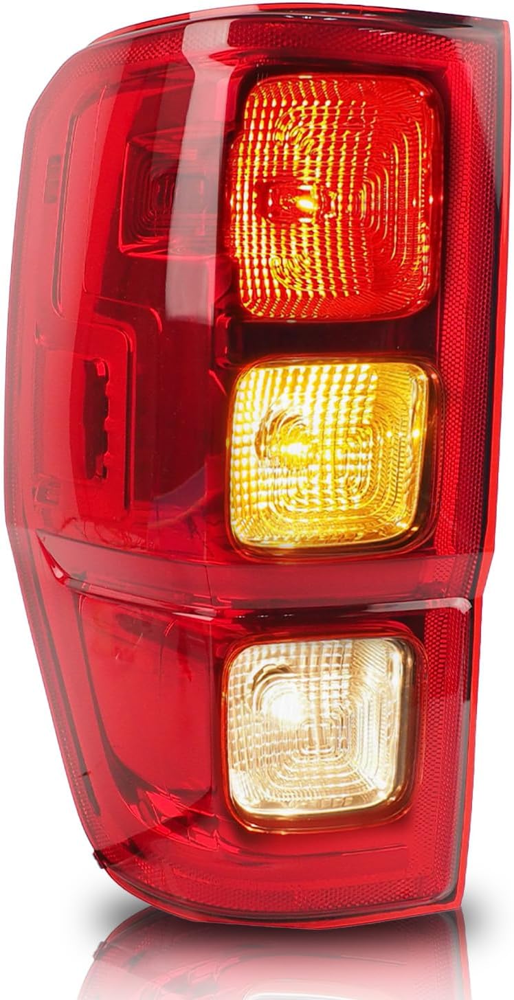 Tail Light Compatible with 2019-2023 Ford Ranger XL Halogen Type w/o Blind Spot Left Driver Side Replacement for OEM#KB3Z13405F FO2800273