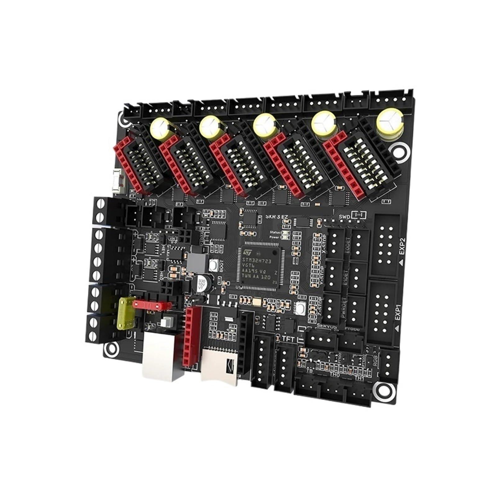 Scheda madre SKR 3 EZ compatibile con Ender 3 V2/5 | Supporto driver EZ, compatibile con Raspberry Pi, layout multi-interfaccia, design pronto for l'espansione(SKR 3 EZ)
