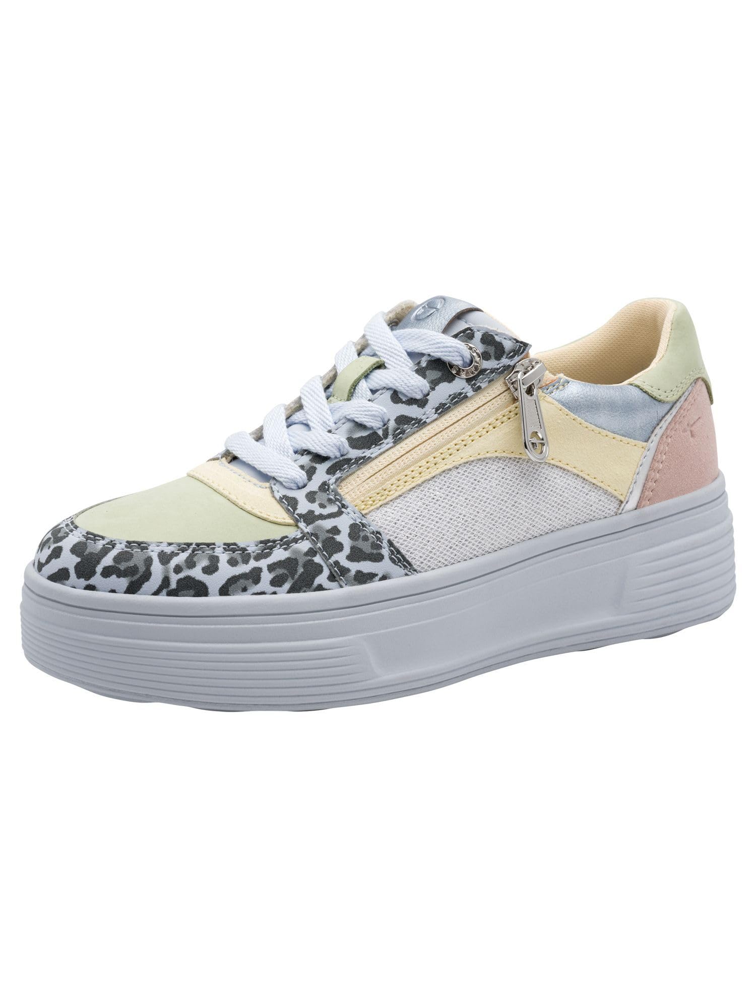 Tamaris Women's Comfort Damen Sneaker Low 8-83715-44, Lt Blue Multi, 7.5 UK