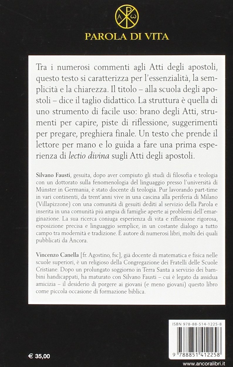 Alla scuola degli Apostoli. Lectio sul libro degli Atti