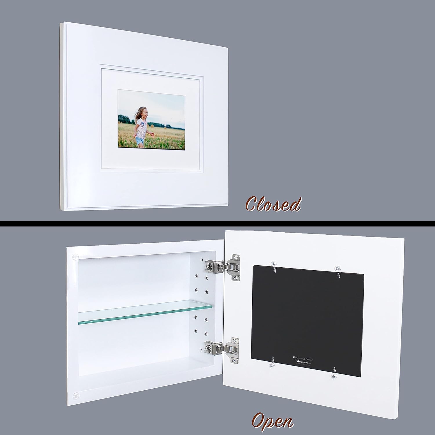 Fox Hollow Furnishings 14x11 Concealed Picture Frame