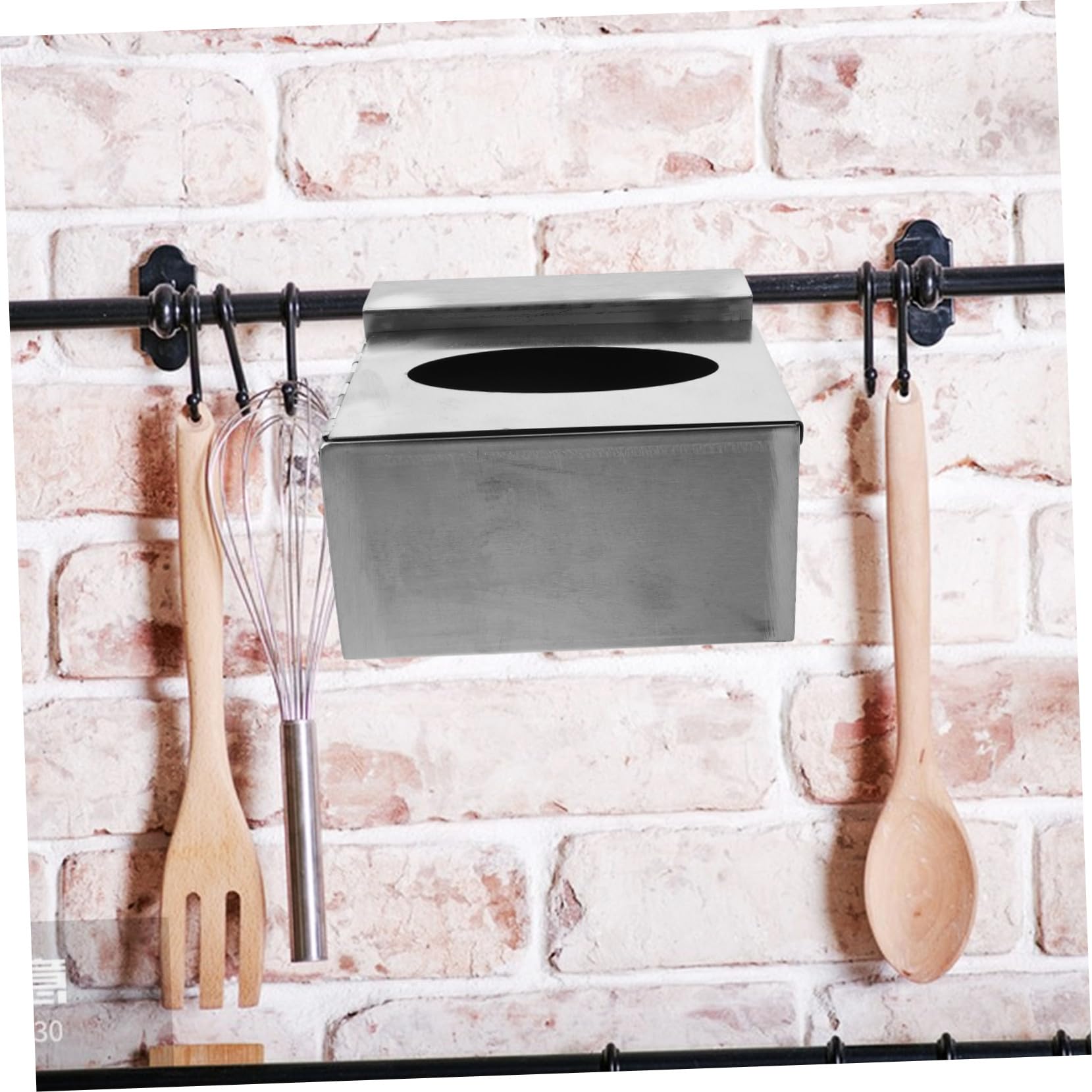 Edelstahl Handschuhhalter Wandmontage Platzsparend Glove Dispenser für Krankenhaus Labor Küche Gastronomie Hygienische Aufbewahrungsbox Einweghandschuhe Organizer