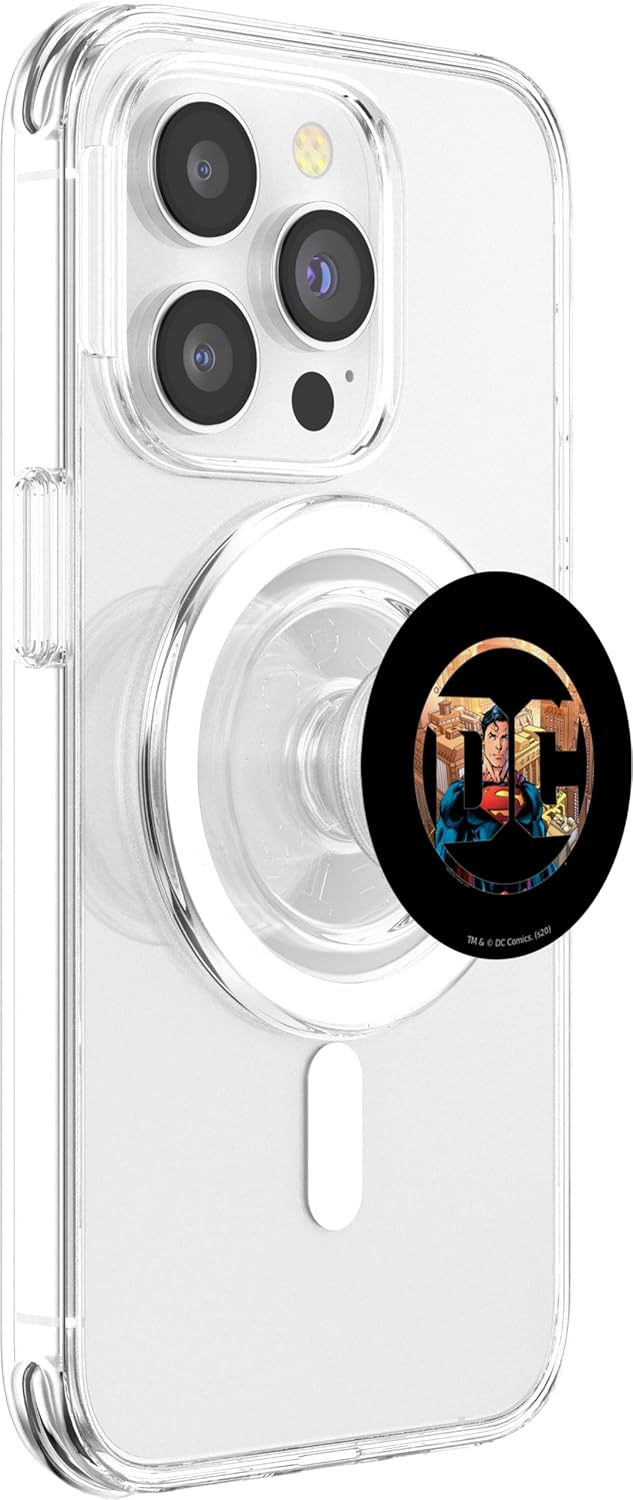 Superman DC Comics Logo PopSockets MagSafe PopGrip for iPhone