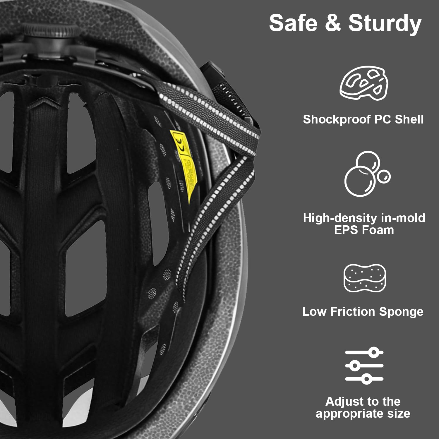 Casco da bicicletta con visiera