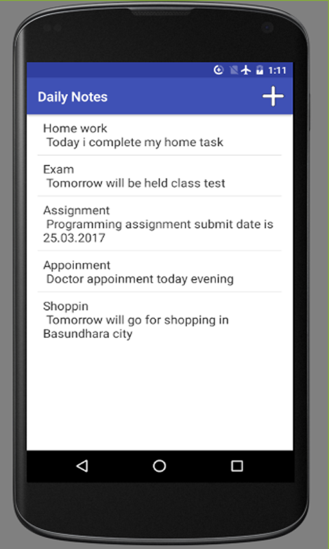 Daily Notes - App on Amazon Appstore