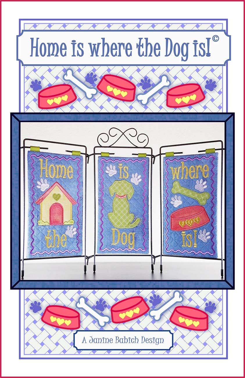 Janine Babich Designs JBDDOG Home is Where The Dog is Pattern