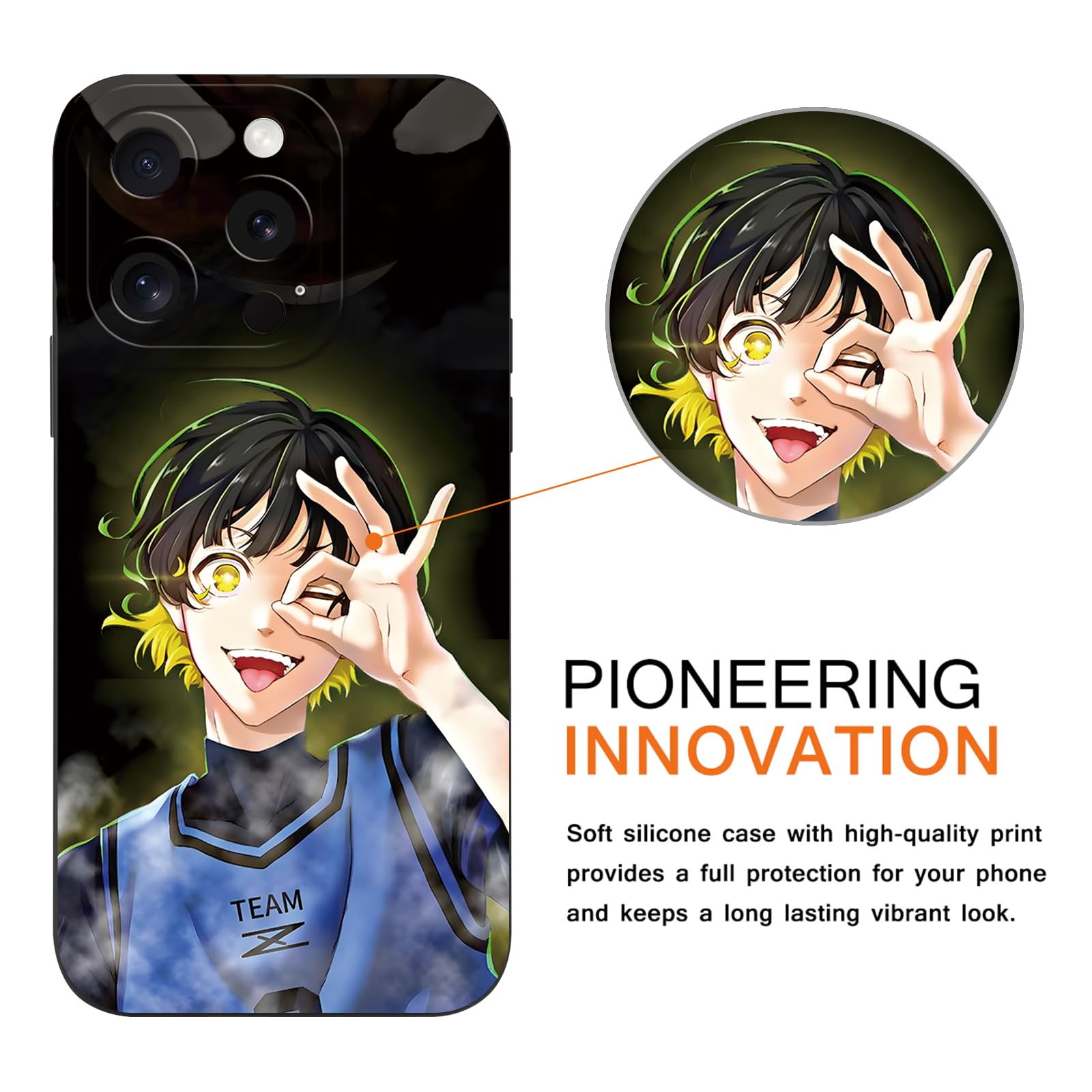 Yimctoie [2 Pièces Coque Pour IPhone 16 Pro 6.3", Étui En Noir Silicone