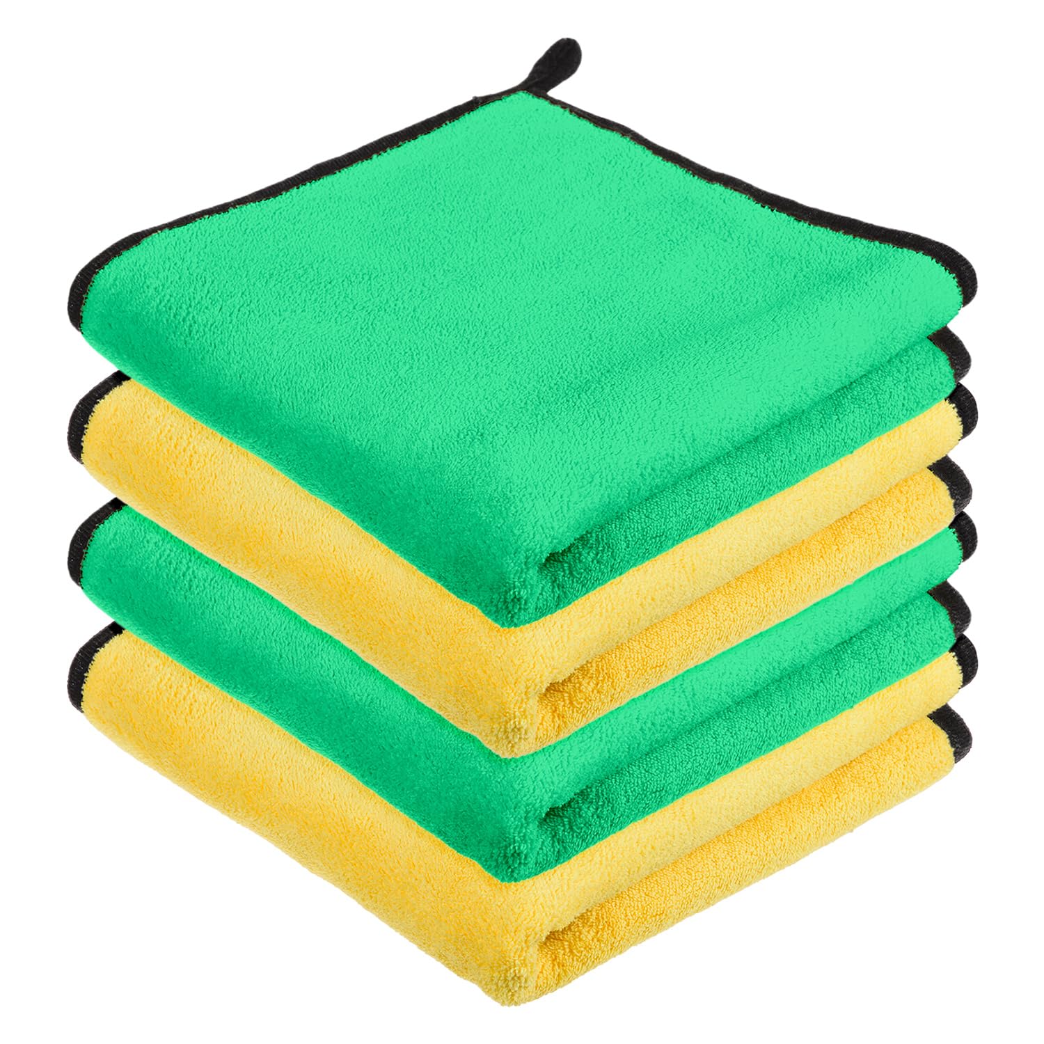Kuber Industries Cleaning Towel | Reusable Cleaning Cloths for Kitchen | Duster Towel for Home Cleaning | 400 GSM Cleaning Cloth Towel with Hanging Loop | 40x40 | Pack of 4 | Multi (B0CJLP7KSK) Amazon Price History, Amazon Price Tracker