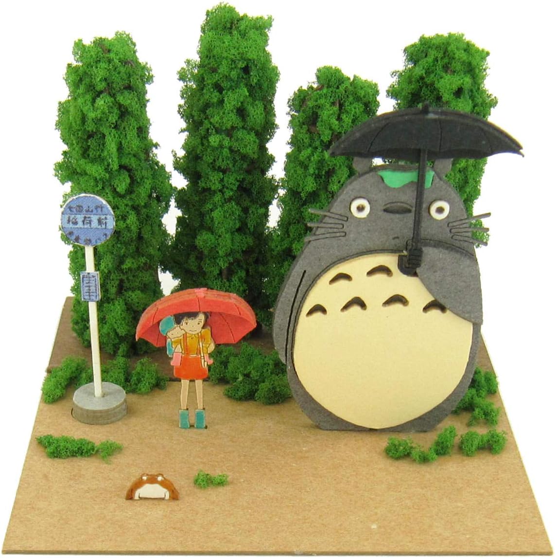 Giant Bean Bag Chairs MP07-03 Sankei Studio Ghibli Mini My Neighbor Totoro Totoro and Bus Stop Non-Scale Paper Craft