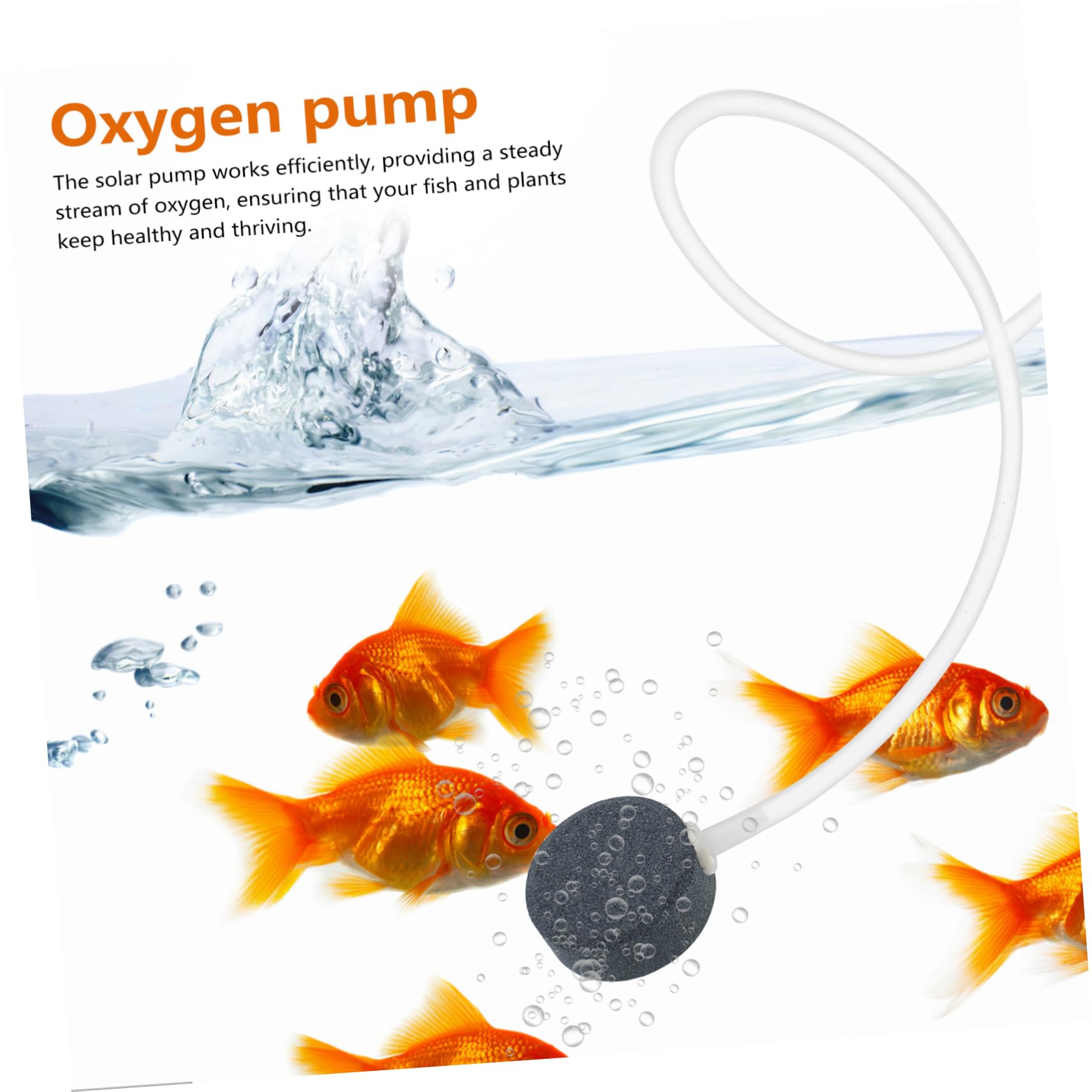 ibasenice Bomba De Oxígeno Solar para Estanque Accesorio para Pecera Oxigenador para Bomba De Aire y Oxígeno Jardín