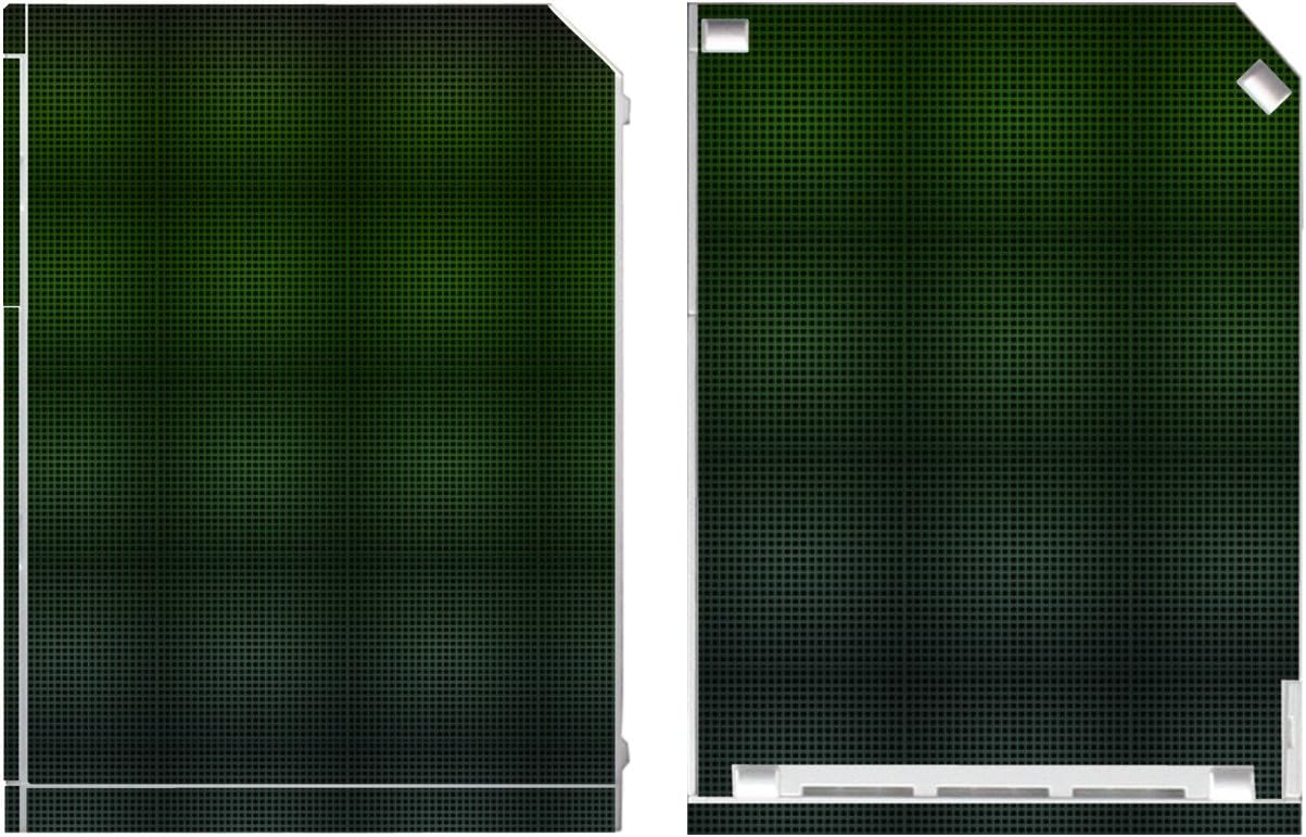 'Disagu Design Skin for Nintendo Wii stehend – Tartan Green