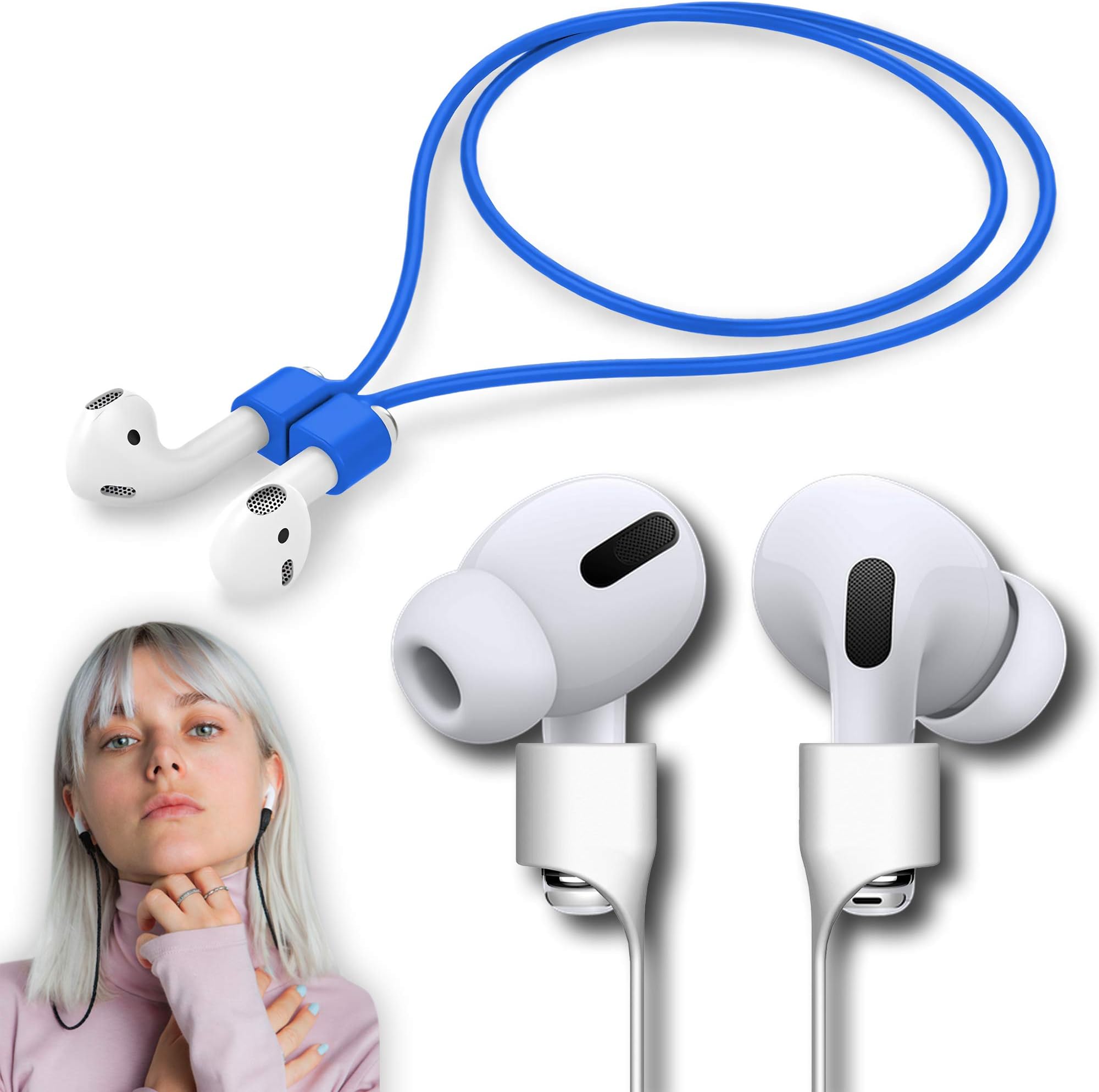 Amazon.com: cobcobb Ultra Strong Magnetic Airpod Pro Strap Anti-Lost ...