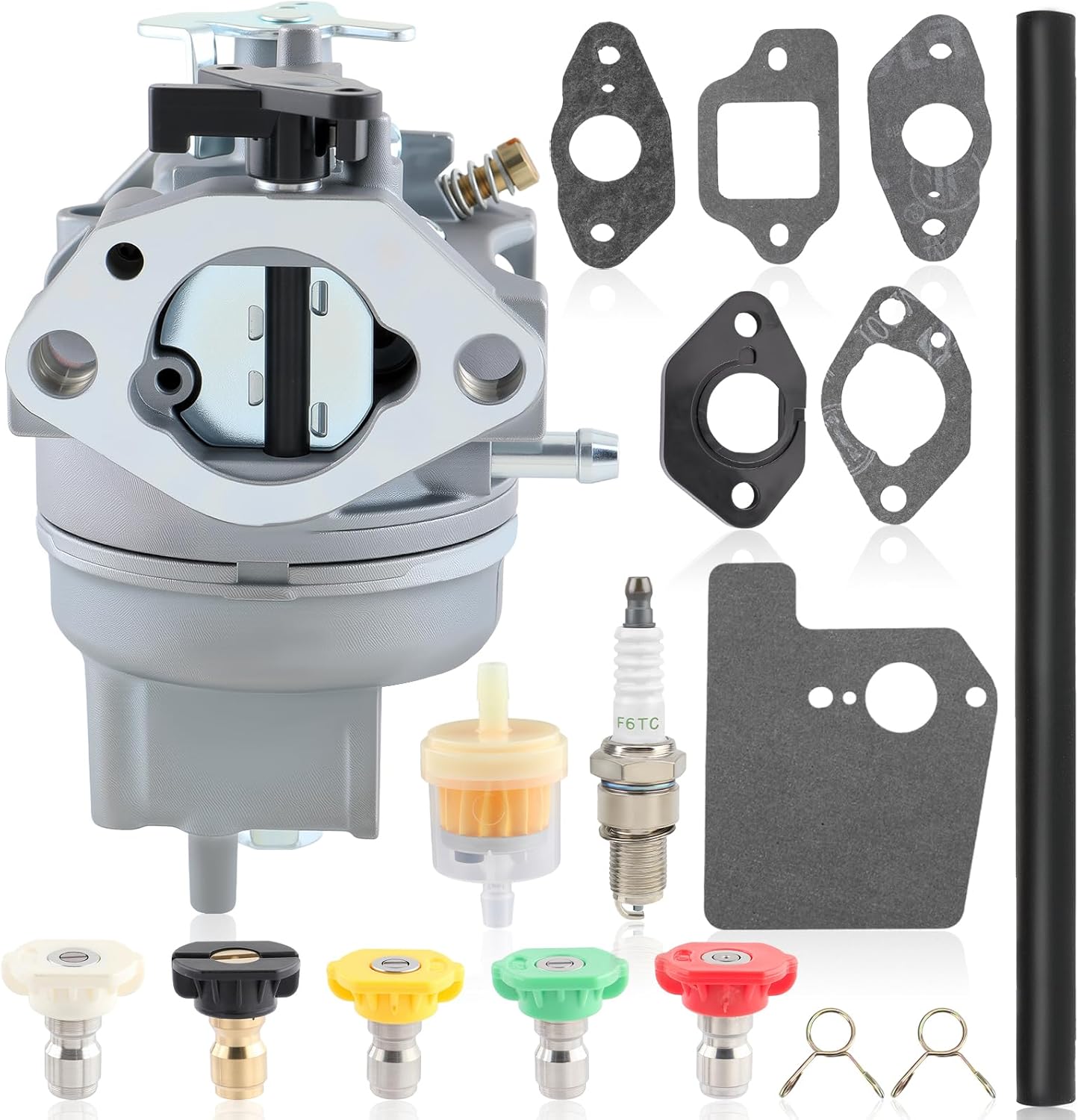 16100-Z1A-801 Carburetor Compatible with Honda GC190, GC190LA, GC190A Pressure Washer EN2000, EN2500 Generator FG400, FG500, FG500 16100-Z1A-802 16100-Z0J-013 BB61K B