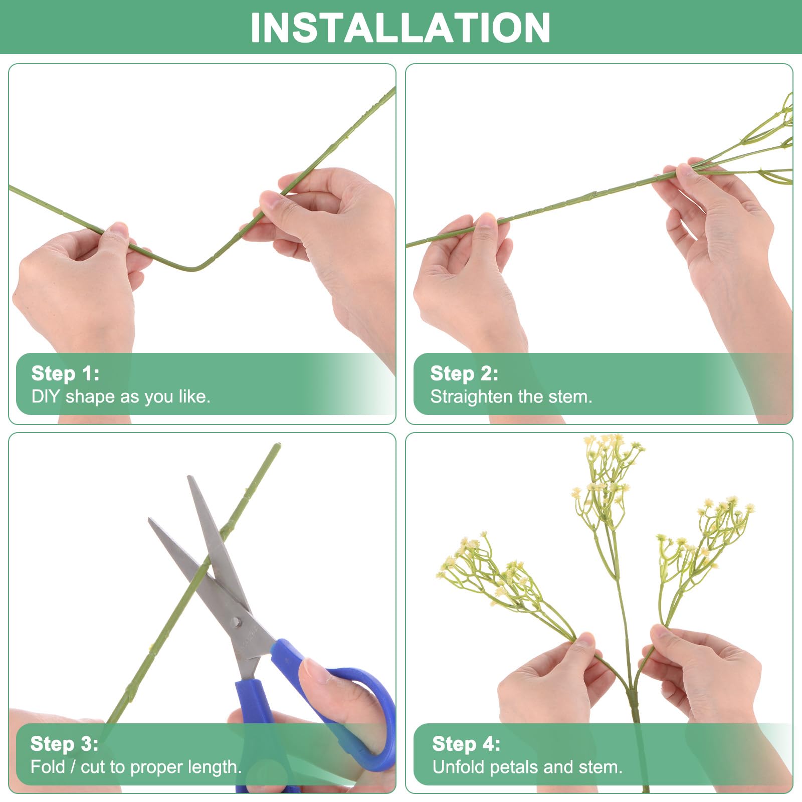 M METERXITY 16-Pack Artificial Baby's Breath - Image 4