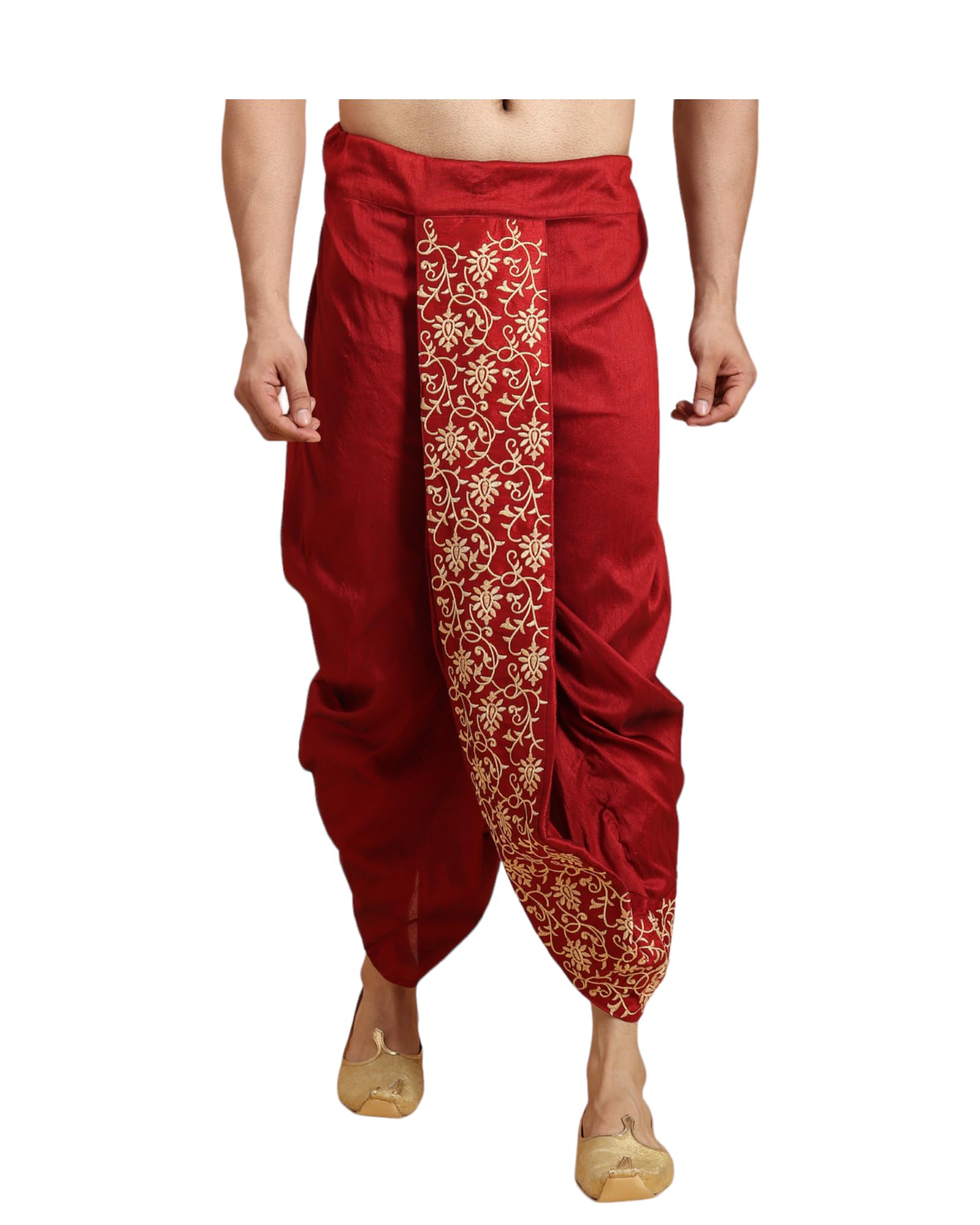ethluxis Embroidered Ethnic Dhoti for Men-picture-34