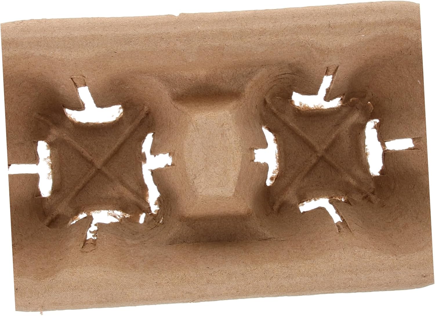 Mikinona 50pcs Paper Cup Holders Cup Carrier Take Holders Drink Carry Tray for Outdoor Events