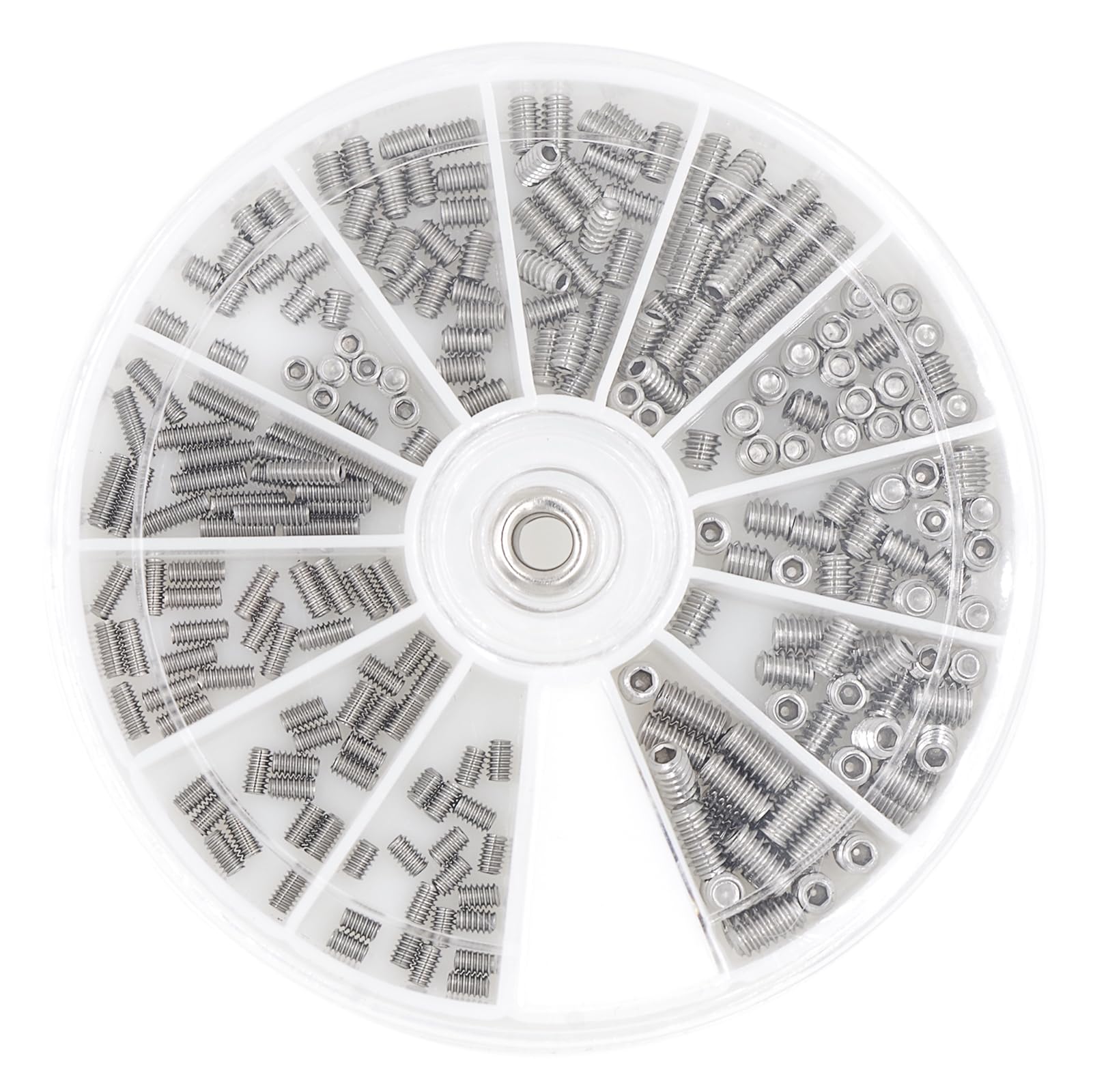 HVAZI #2-56#4-40#6-32 UNC Stainless Steel Internal Hex Drive Cup