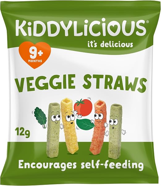 Kiddylicious Veggie Straws Box - Delicious Snacks for Kids - Suitable for 9+ Months - 10 Packs - 2