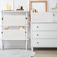 Vista 4 de Paquete de 3 contenedores de almacenamiento de gran capacidad, sistema organizador de armario, cajas de almacenamiento plegables resistentes