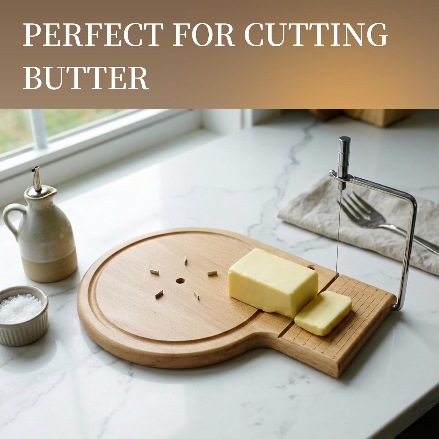 2-in-1 Cheese Curler Wheel & Slicer, Stainless Steel Cheese Shaver with Manual Handheld Flaker, Kitchen Cheese Cutter Gadget for Butter Chocolate Home Parties Bakery Restaurants Cafes