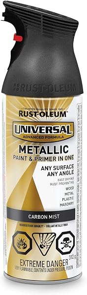 Rust-Oleum Universal Metallic Finish in Antique Brass, 312g - 5