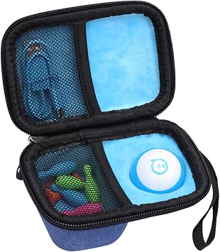 Aproca Case Compatible with Sphero Mini/Mini Soccer Coding Robot Ball, Portable Storage Bag for Accessories -Blue Case Only