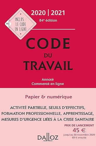 Code du travail: Annoté et commenté en ligne