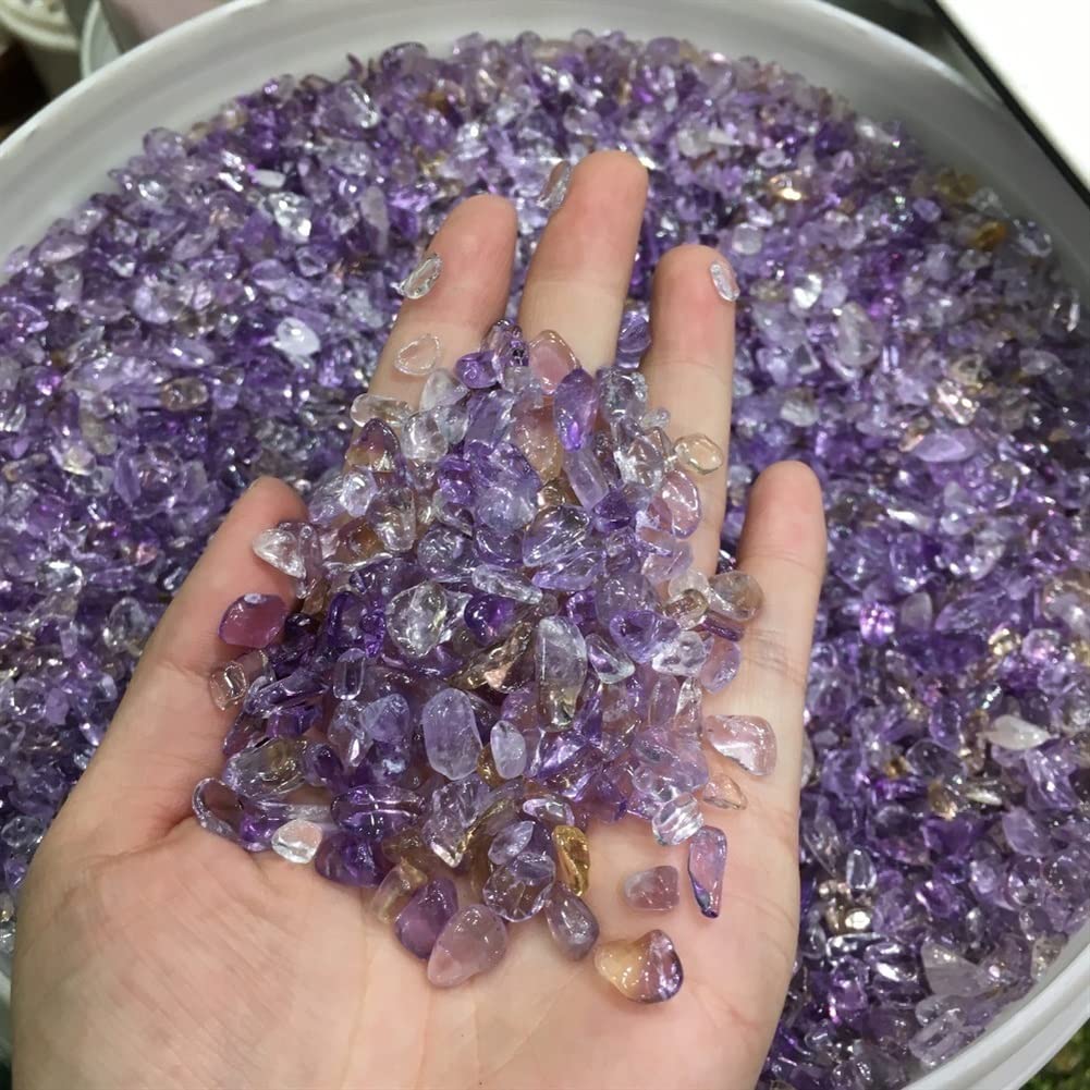 Amétrine naturelle gravier poli 500g : le cadeau idéal en cristal de collection