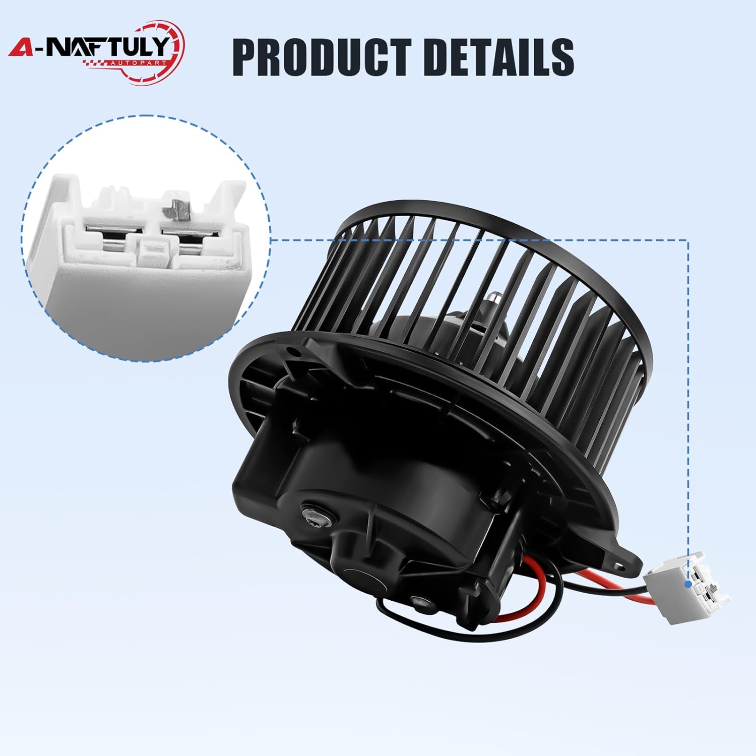 AC Blower Motor Fan Replacement Fits for Dodge Dart GT SE SXT 2013 2014 2015 2016 - HVAC Heater Blower Motor, Replace 700315