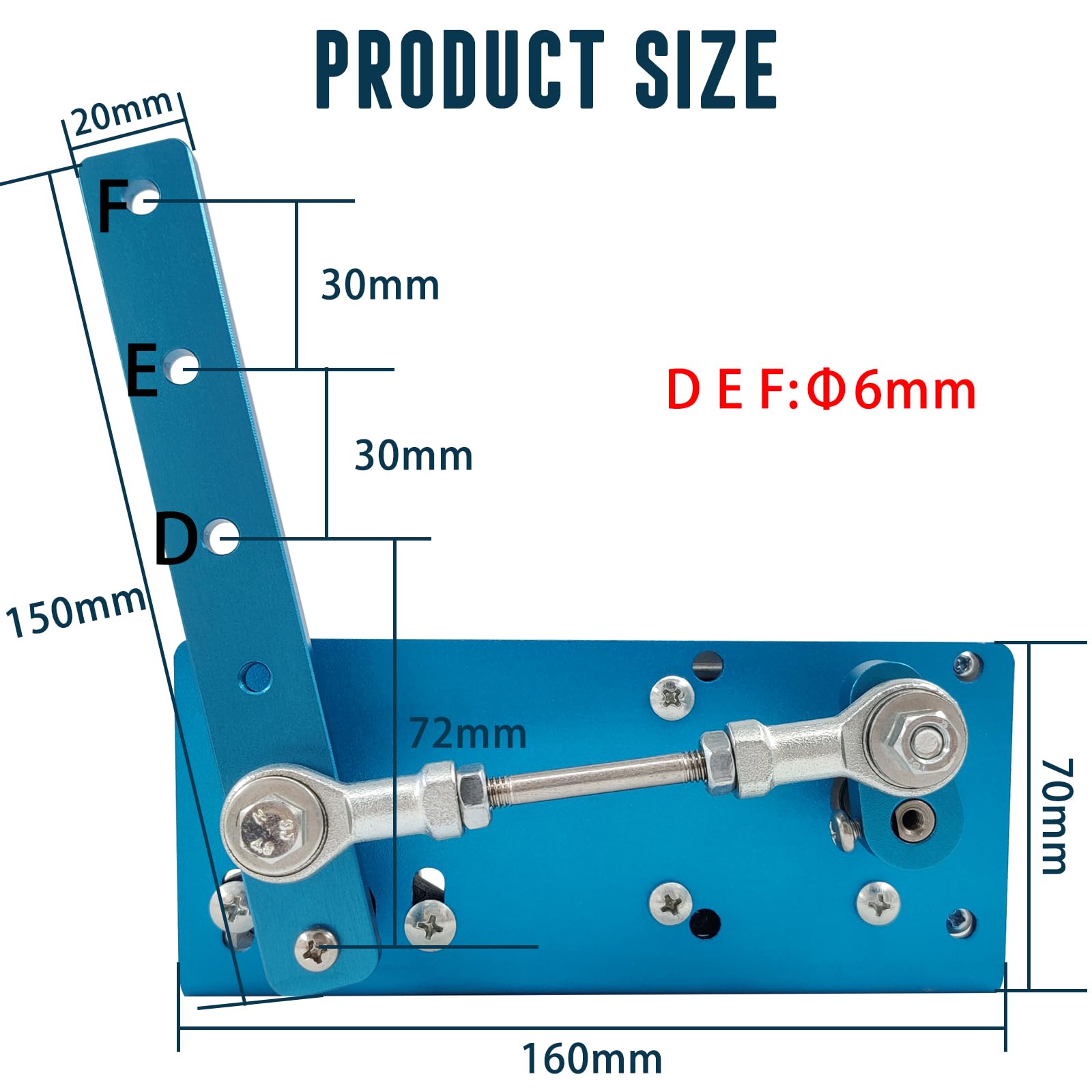 JQDML Motor oscilante alternativo, ángulo de giro de 20 a 120 grados, velocidad ajustable de 120 rpm con regulador de velocidad y control remoto