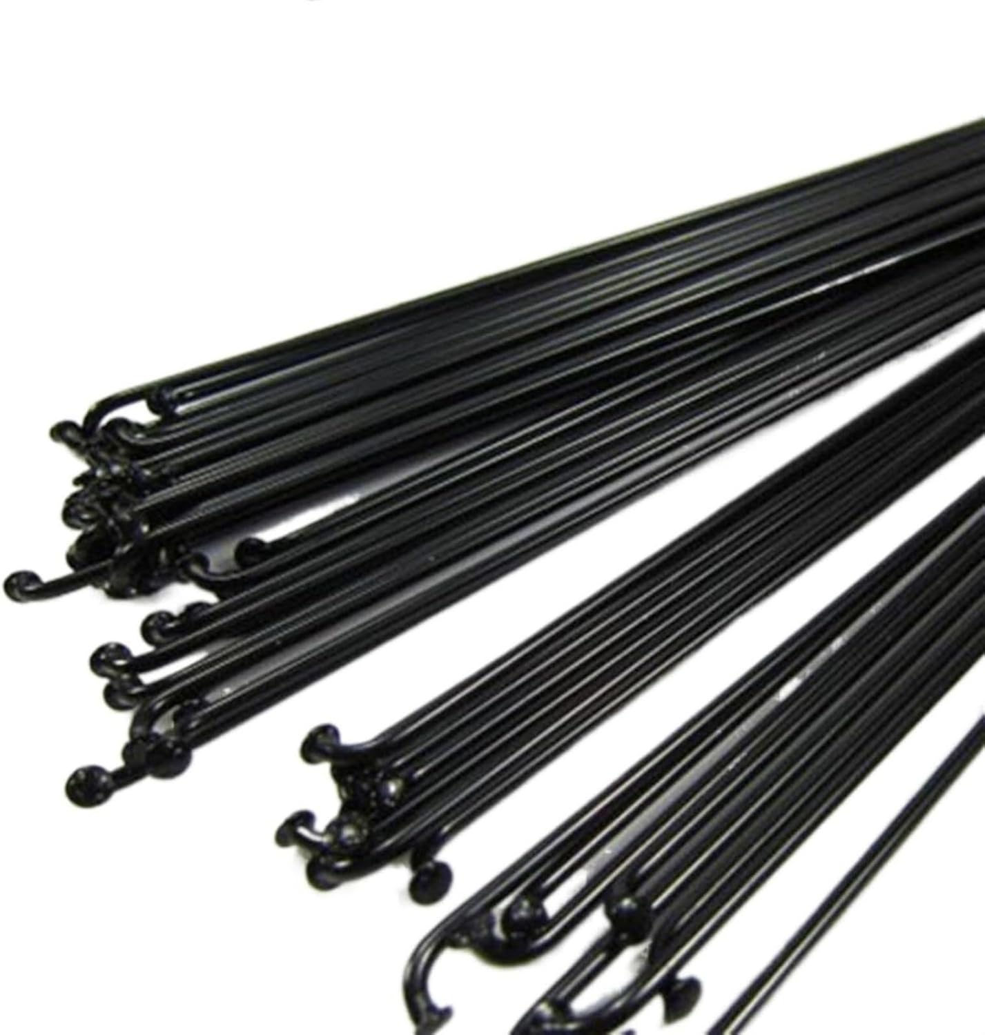 12Pcs Steel Spokes 260-296mm Stainless Bike Wheel Nipple Accessories Replacement Parts 14G