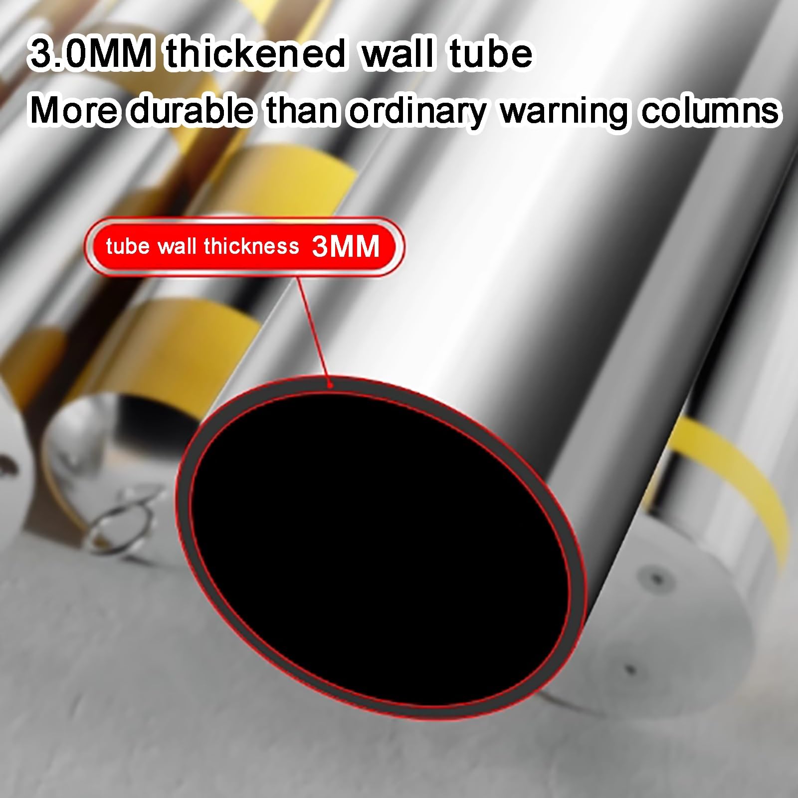 Słupek ze stali nierdzewnej 304 z uchwytem, ​​zdejmowany(13.3 * 60cm/5.2 * 23.6in)