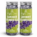 BLUE TEA - Lavender Tea - 60gm - 60 Cups (Pack Of 2) | Herbal - Flower Based - Caffeine-Free | Reusable Pet Jar gallery image