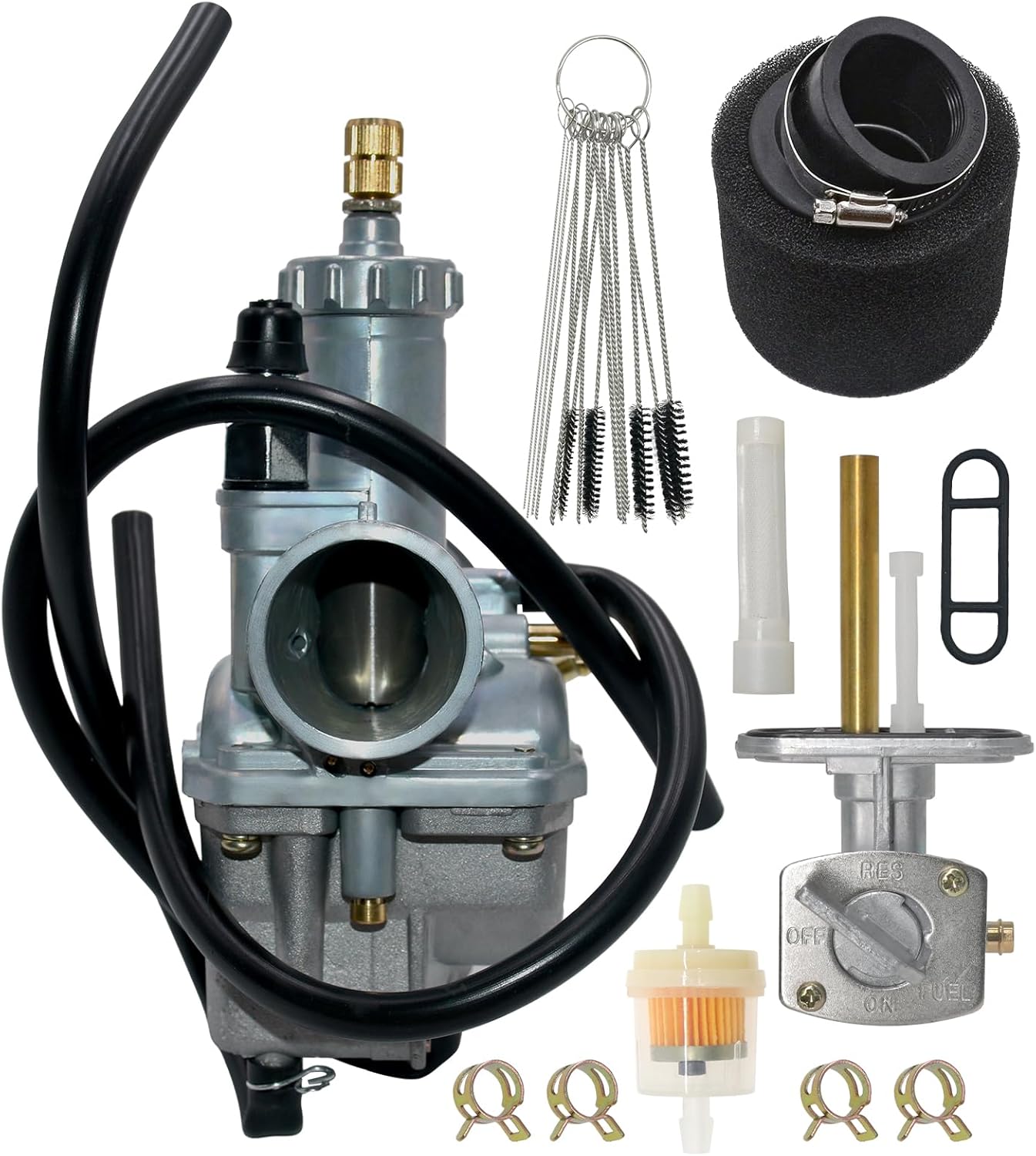 15003-1080 Carburetor for Kawasaki Bayou 220 KLF220 KLF220A 1988-1998 for Bayou 250 KLF 250 2003-2011 Carb with Air Fuel Filter