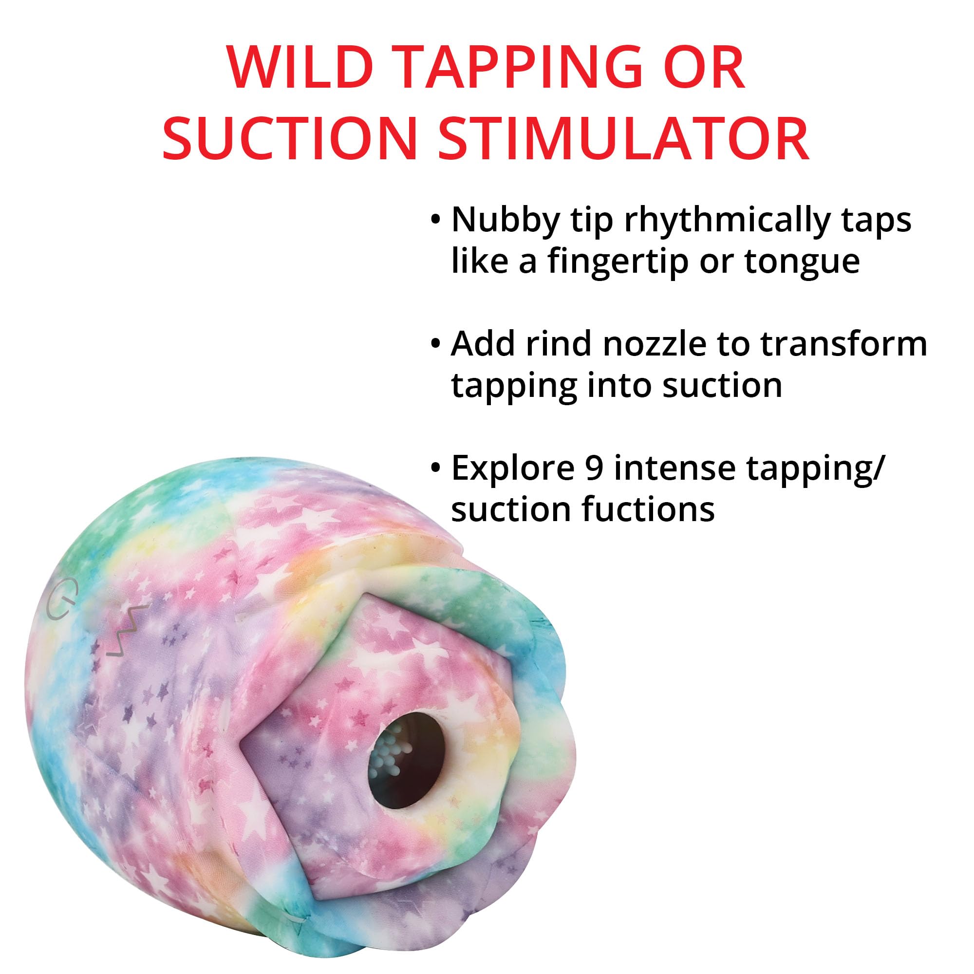 Eve's Ravishing Rose Tapping Clitoral Stimulator - by Adam & Eve