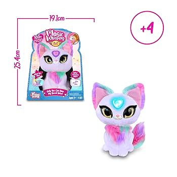 My Fuzzy Friends - Magic Whisper Zoey różowy, interaktywna