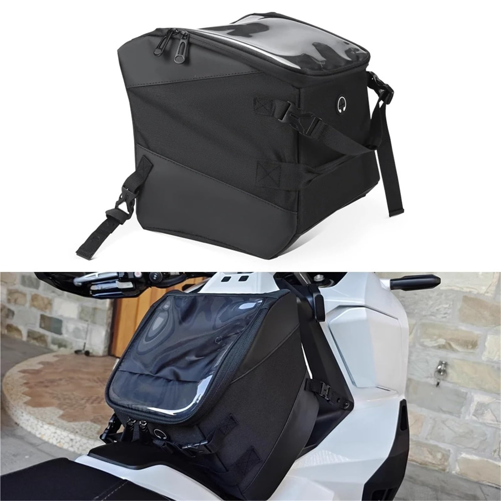 Motorradtasche Für Xadv 750 X Für ADV 750 Für NSS Für Forza 750 Für FORZA750 Für NSS750 Roller Tank Tasche Lagerung Pouch Tunnel Tasche Motorrad Gepäckträgertaschen