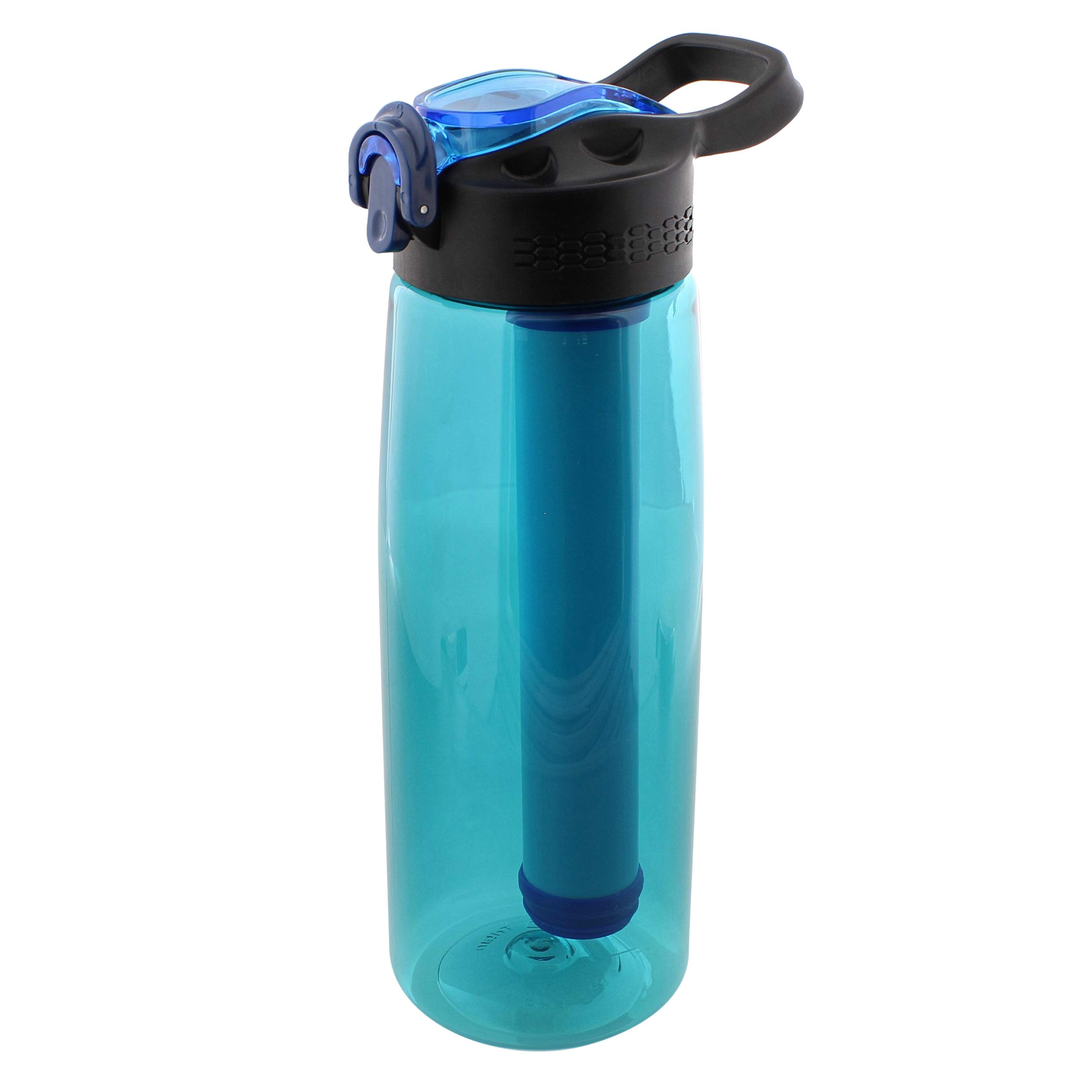 SDSWater Filter Bottle - Filtering Water Bottle Filter Travel Accessory for Safe Drinking Camping Water Purifier Green