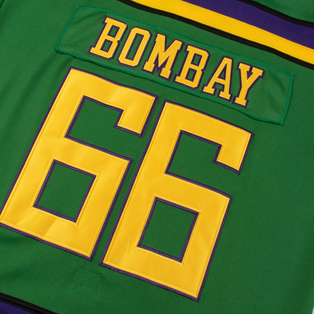 Mighty Ducks Movie Hockey Jersey 90S Hip Hop Adults Clothing for Party, Stitched Letters and Numbers