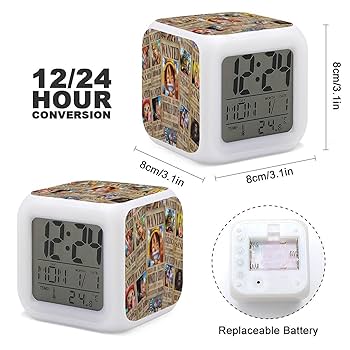 Amazon.co.jp: 目覚まし時計 ワンピース ONE PIECE 置き時計