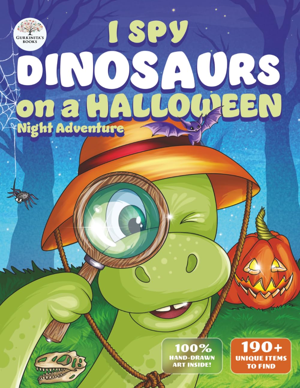 I Spy Dinosaurs on a Halloween Night Adventure: A fun toddler dinosaur book for brave little explorers. The perfect kids Halloween gift for boys and girls. (i spy books for kids 3-5)