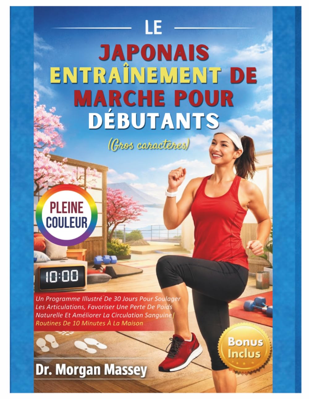 Le Japonais Entraînement De Marche Pour Débutants (Gros caractères) PLEINE COULEUR: Un Programme Illustré De 30 Jours Pour Soulager Les Articulations, ... Circulation Sanguine| Routines De 10 Minutes