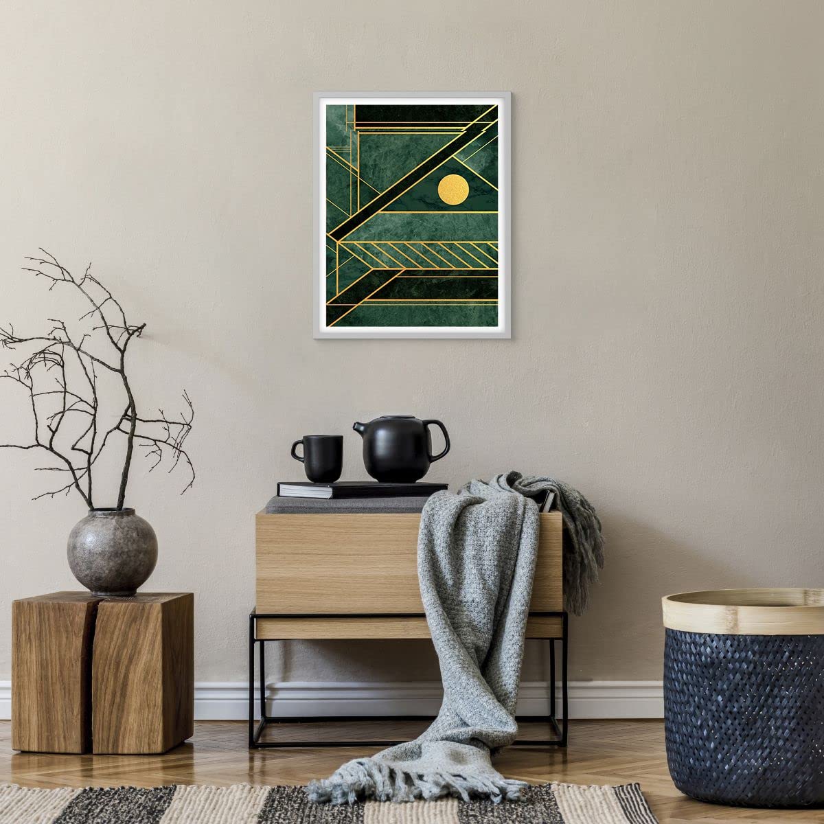ARTTOR Stampa da Parete Cornice Bianca 40x50 cm Astratto - 4797 - P2W