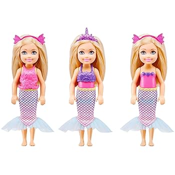 トップス M ANDMARY Barbie girls set up Barbie Dreamtopia Chelsea Doll and Dress-Up Set with 12